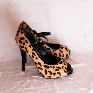 Steve Madden Real Pony Hair Heels Size 8M